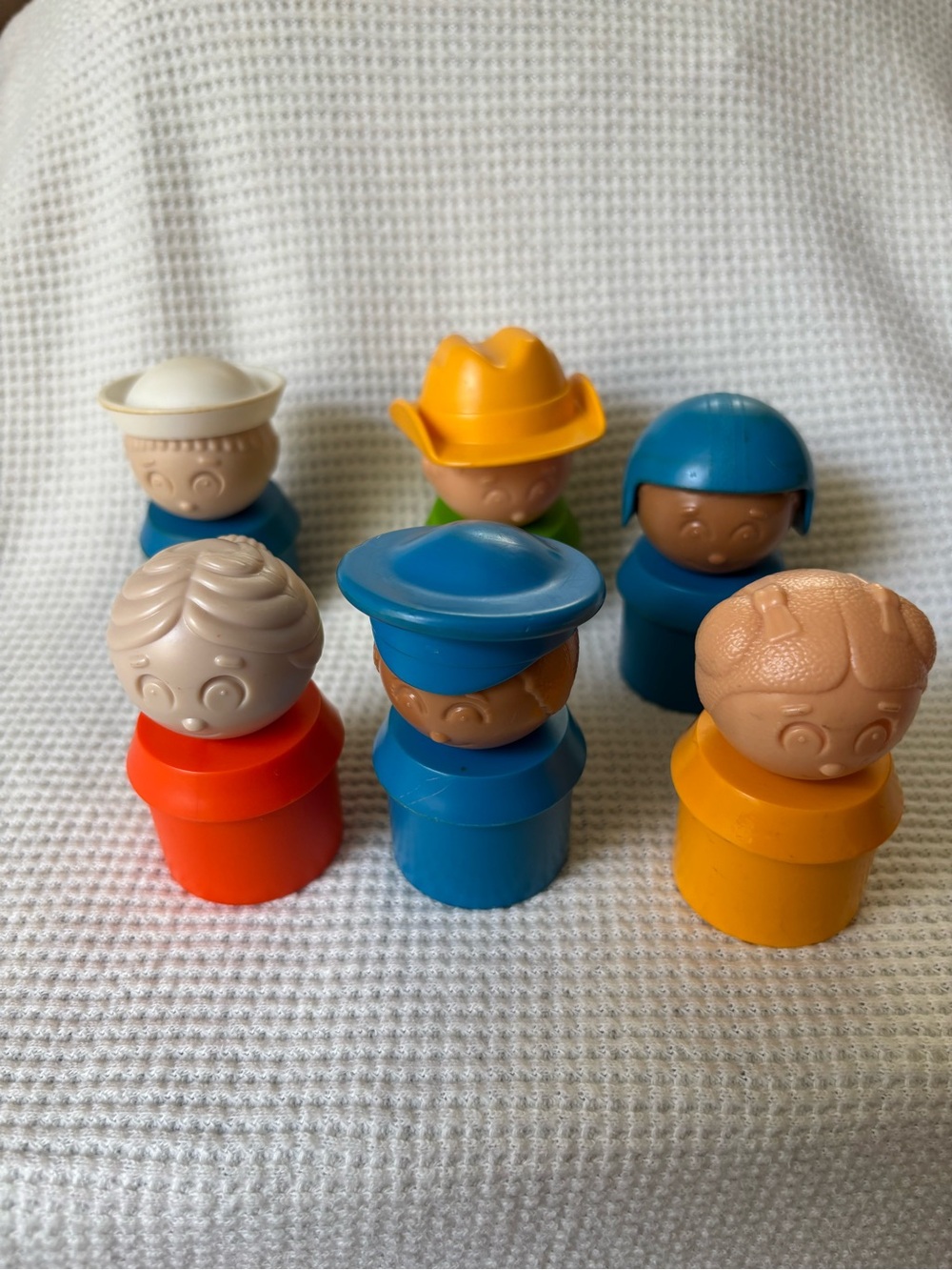 Vintage Tupper toys tupperware Mrs Noah Police Cowboy Race driver Sailor lot